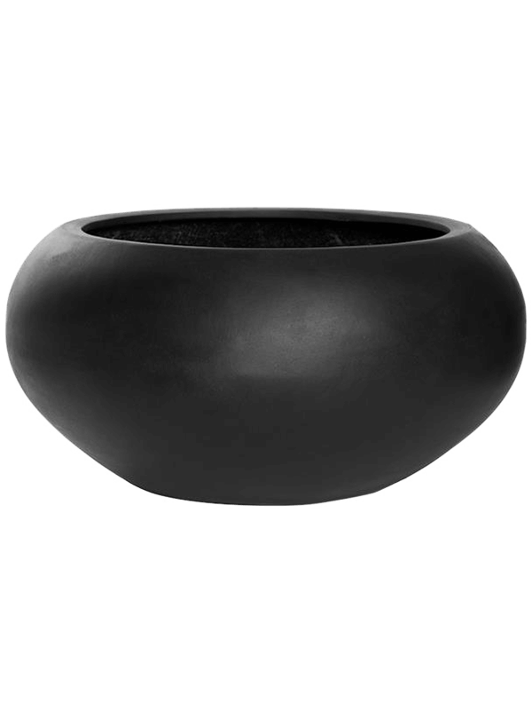Fiberstone Plant Pot 36cm Height 49cm Dia Cora M Black
