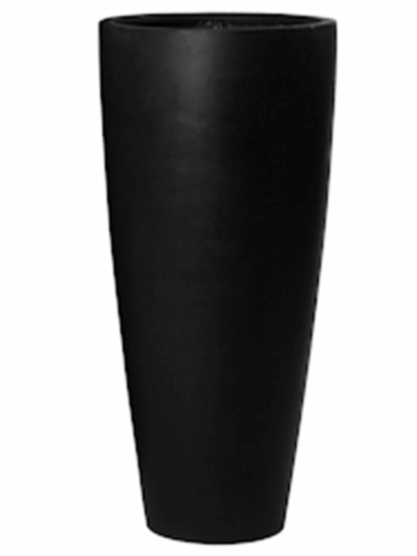 Fiberstone Plant Pot 80cm Height 29cm Dia Dax L Black