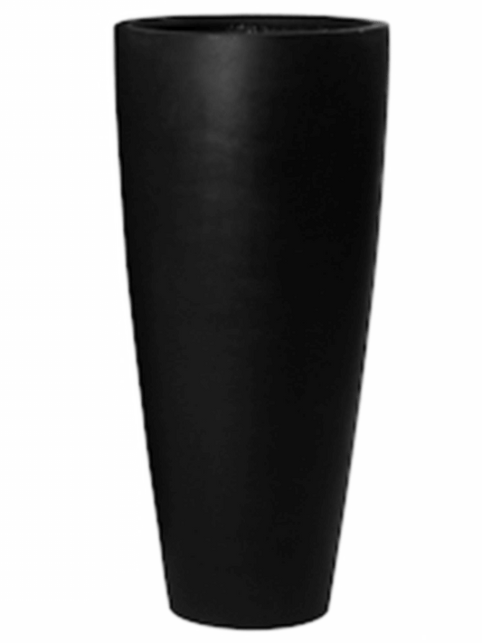 Fiberstone Plant Pot 80cm Height 29cm Dia Dax L Black