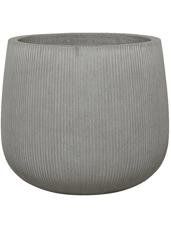 Ridged Vertically Plant Pot 36cm Height 29cm Dia Pax M Cement