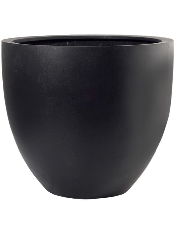 Fiberstone Plant Pot 36cm Height 38cm Dia Jesslyn XS Black