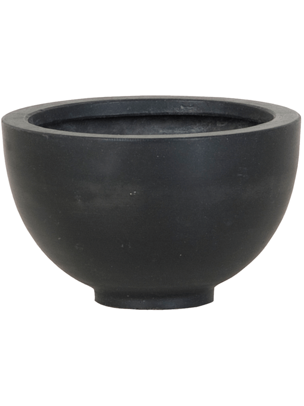 Fiberstone Plant Pot 12cm Height 18cm Dia Peter S Black
