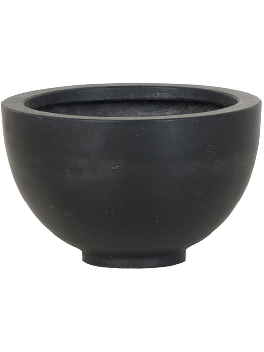 Fiberstone Plant Pot 12cm Height 18cm Dia Peter S Black