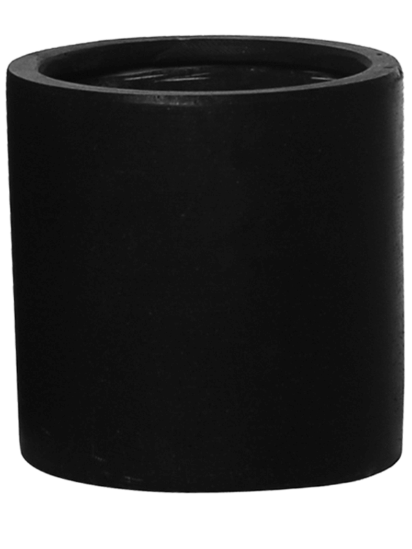 Fiberstone Plant Pot 15cm Height 14cm Dia Puk S Black