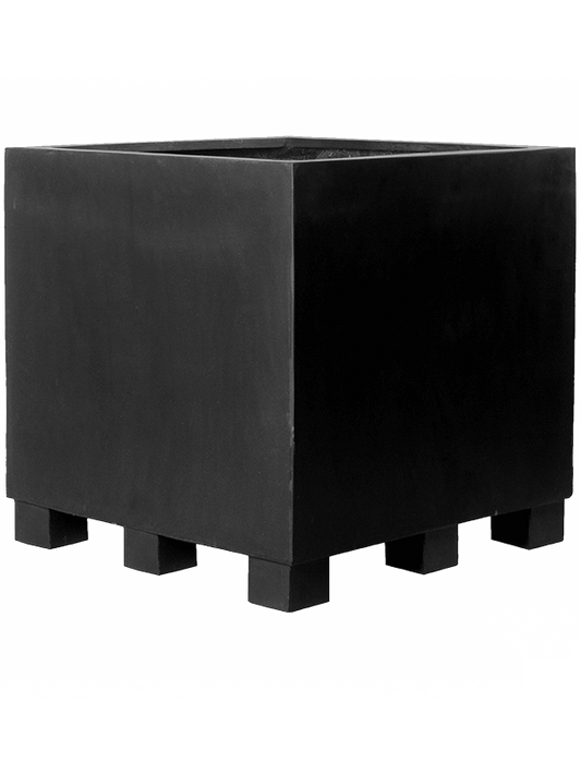 Fiberstone Plant Pot 100cm Height 100cm Dia Jumbo XL Black