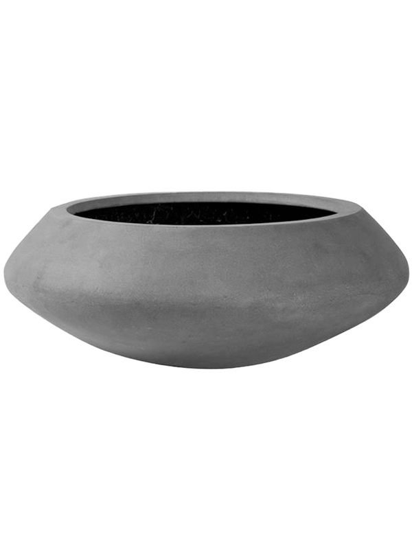 Fiberstone Plant Pot 37cm Height 85cm Dia Tara XL Grey