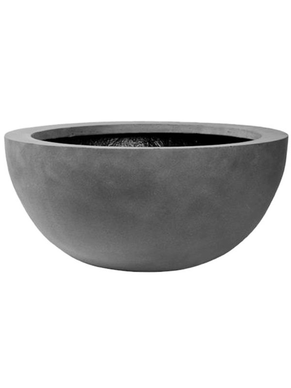 Fiberstone Plant Pot 18cm Height 35cm Dia Vic Bowl S Grey