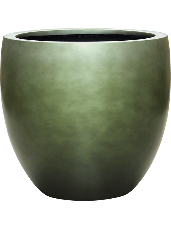 Baq Gradient Plant Pot 51cm Height 44cm Dia Balloon Matt Forest Green