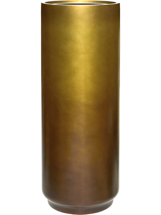 Baq Gradient Plant Pot 100cm Height 33cm Dia Cylinder Matt Honey (met inzetbak)