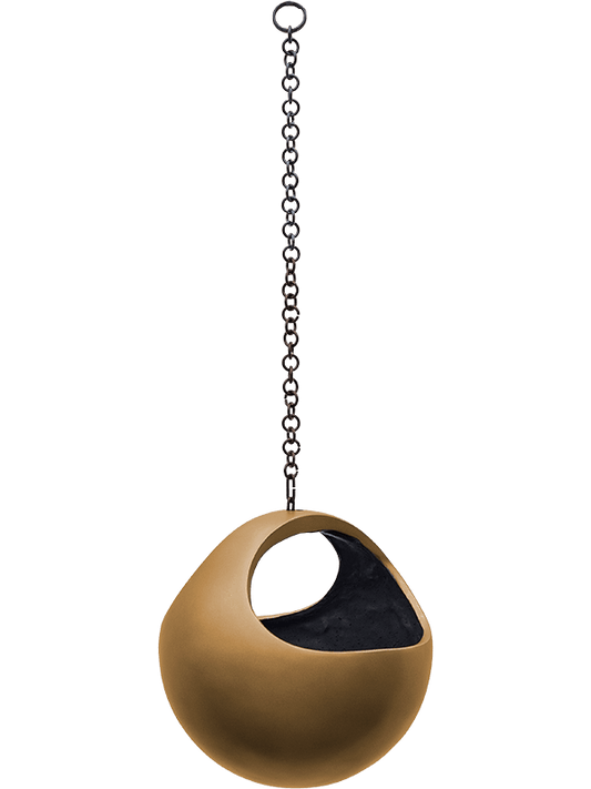 Baq Gradient Plant Pot 21cm Height 19cm Dia Hanging Basket Matt Honey