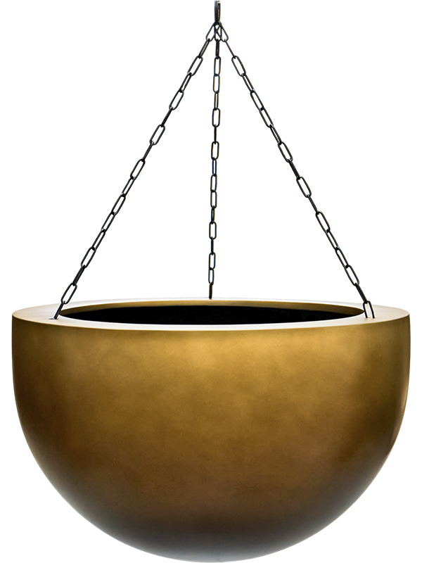 Baq Gradient Plant Pot 28cm Dia Hanging Bowl Matt Honey