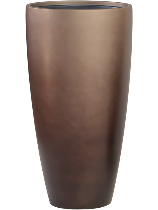 Baq Gradient Plant Pot 75cm Height 36cm Dia Partner Matt Coffee (with liner)