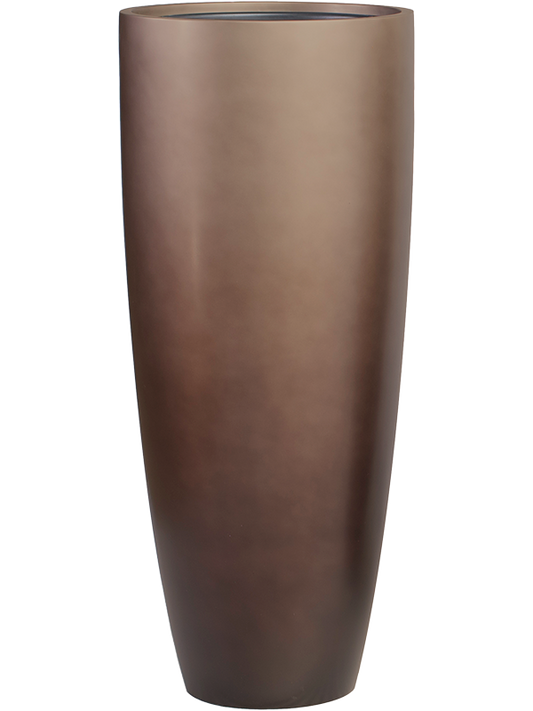 Baq Gradient Plant Pot 95cm Height 36cm Dia Partner Matt Coffee (with liner)