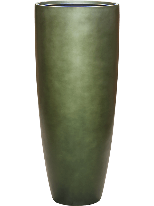 Baq Gradient Plant Pot 95cm Height 36cm Dia Partner Matt Forest Green (with liner)