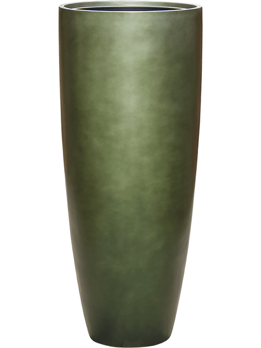 Baq Gradient Plant Pot 95cm Height 36cm Dia Partner Matt Forest Green (with liner)