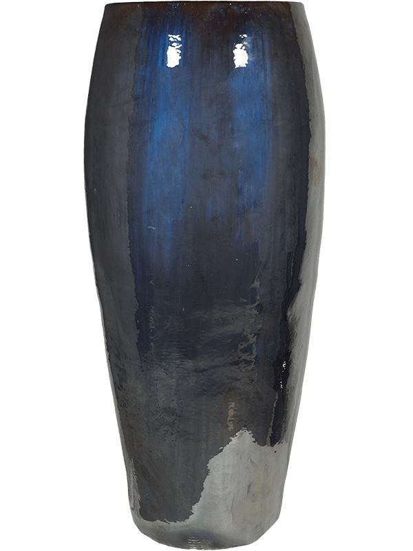Plain Plant Pot 100cm Height 27cm Dia Emperor Metal Glaze