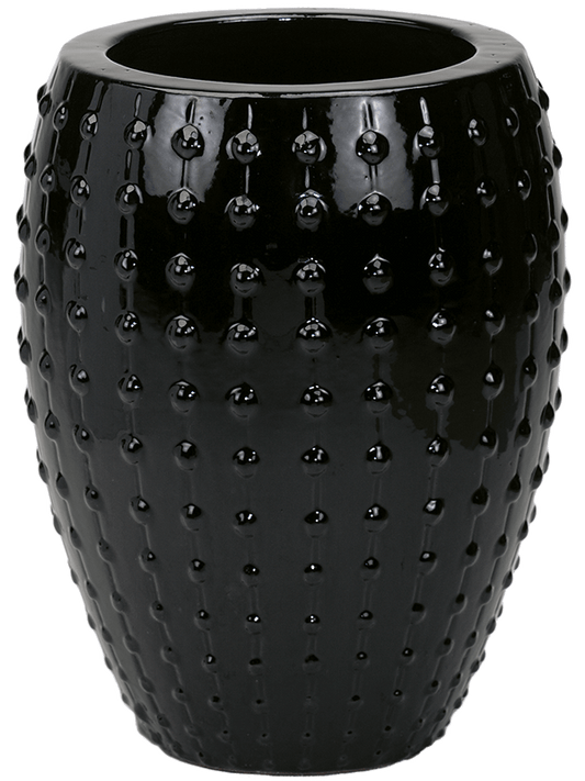 Laos Plant Pot 55cm Height 29cm Dia Emperor Black