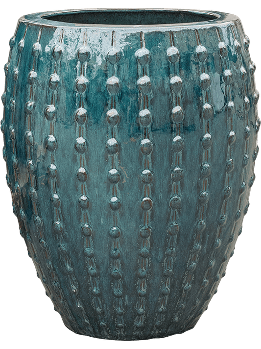 Laos Plant Pot 55cm Height 29cm Dia Emperor Ocean Blue