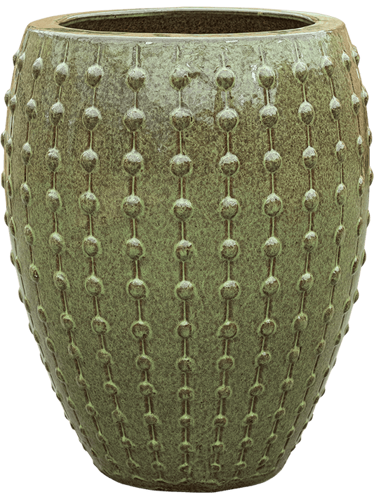 Laos Plant Pot 55cm Height 29cm Dia Emperor Green