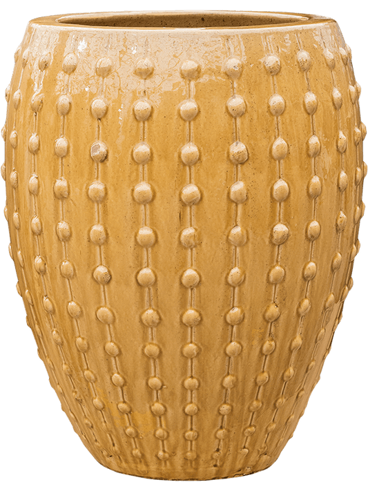 Laos Plant Pot 55cm Height 29cm Dia Emperor Ochre