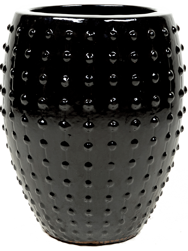 Laos Plant Pot 67cm Height 37cm Dia Emperor Black