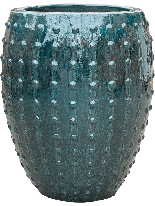 Laos Plant Pot 67cm Height 37cm Dia Emperor Ocean Blue