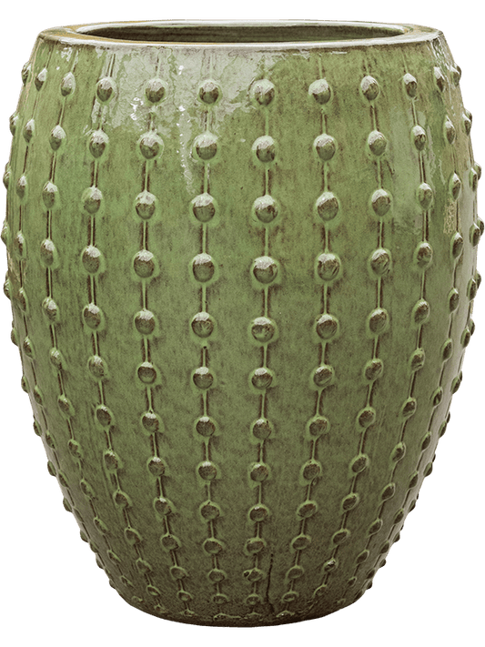 Laos Plant Pot 67cm Height 37cm Dia Emperor Green