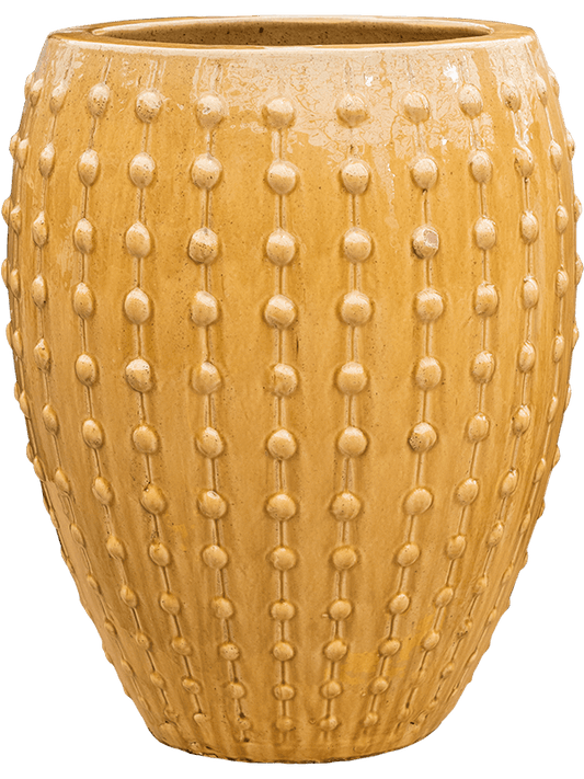 Laos Plant Pot 67cm Height 37cm Dia Emperor Ochre