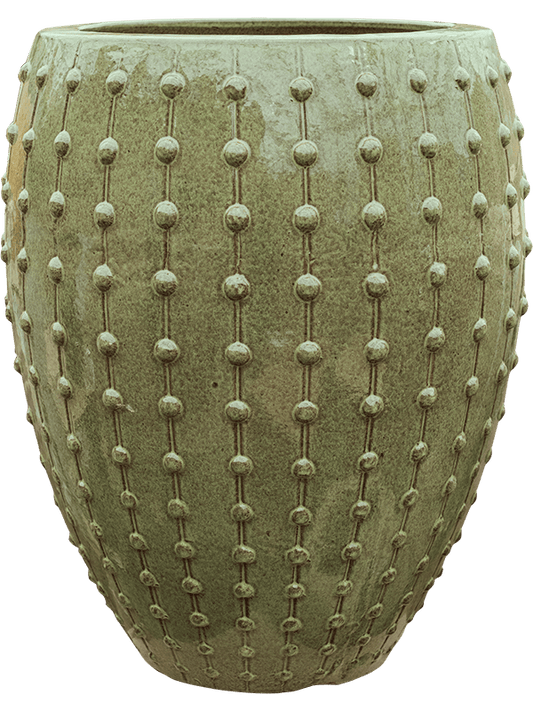 Laos Plant Pot 80cm Height 45cm Dia Emperor Green