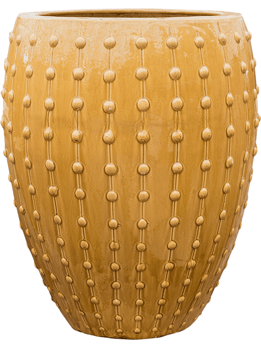 Laos Plant Pot 80cm Height 45cm Dia Emperor Ochre