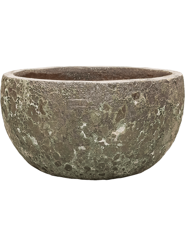 Baq Lava Plant Pot 29cm Height 44cm Dia Bowl Relic Jade