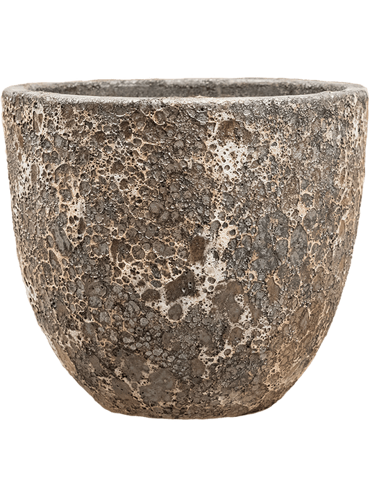 Baq Lava Plant Pot 34cm Height 30cm Dia Couple Relic Rust Metal