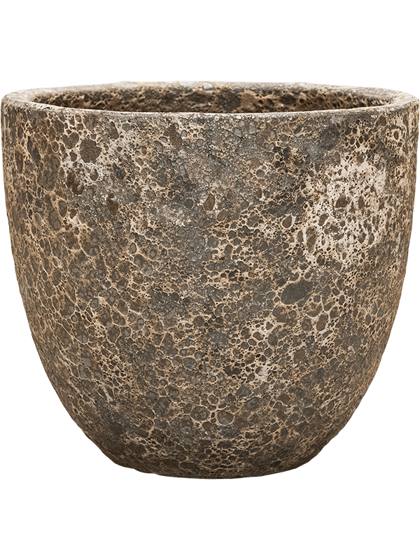 Baq Lava Plant Pot 42cm Height 38cm Dia Couple Relic Rust Metal
