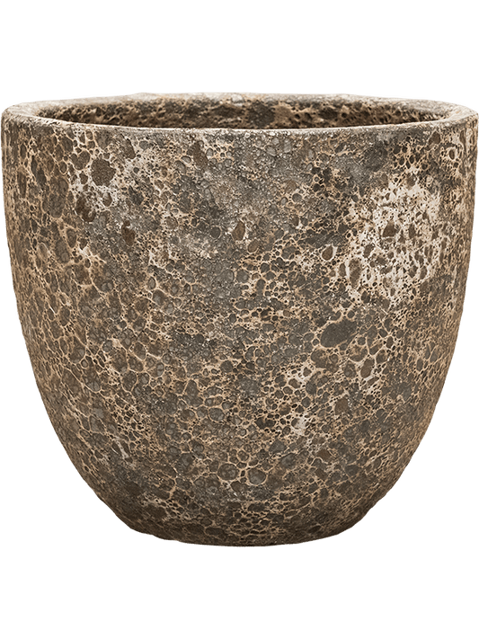 Baq Lava Plant Pot 42cm Height 38cm Dia Couple Relic Rust Metal