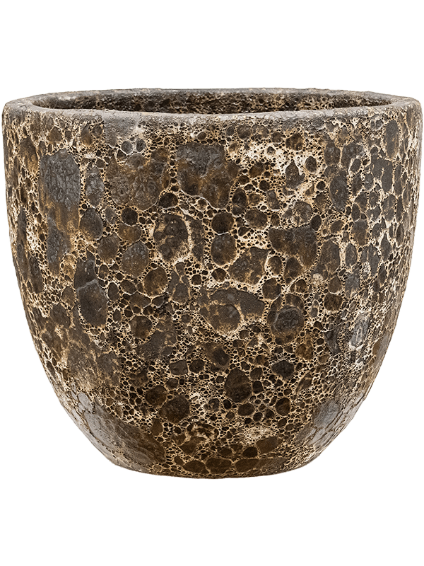 Baq Lava Plant Pot 42cm Height 38cm Dia Couple Relic Black