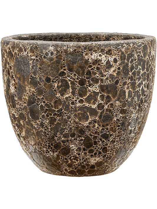 Baq Lava Plant Pot 42cm Height 38cm Dia Couple Relic Black