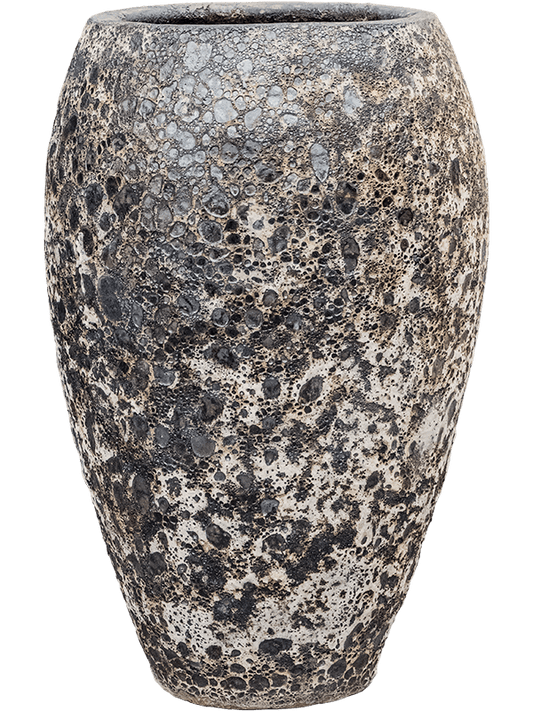 Baq Lava Plant Pot 75cm Height 31cm Dia Emperor Relic Black