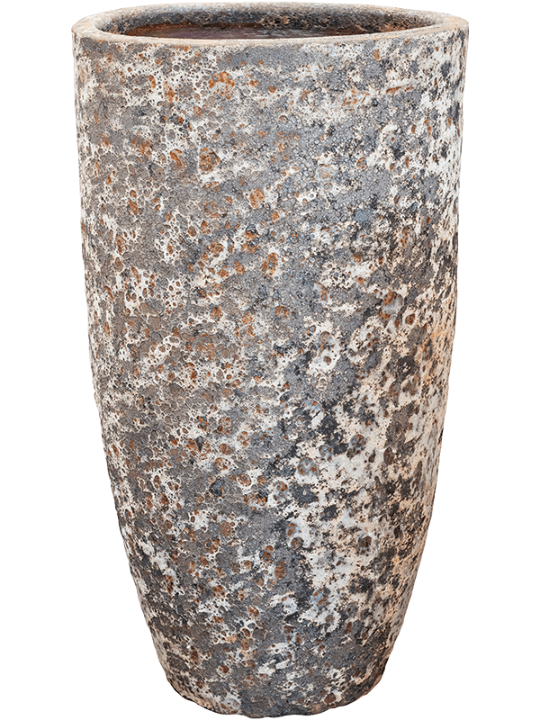 Baq Lava Plant Pot 105cm Height 49cm Dia Partner Relic Rust Metal