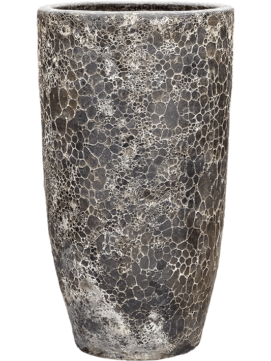 Baq Lava Plant Pot 105cm Height 49cm Dia Partner Relic Black