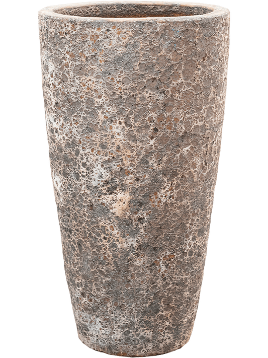 Baq Lava Plant Pot 65cm Height 29cm Dia Partner Straight Relic Rust Metal