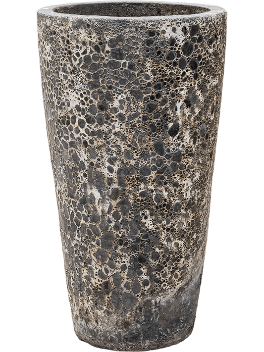 Baq Lava Plant Pot 85cm Height 40cm Dia Partner Straight Relic Black