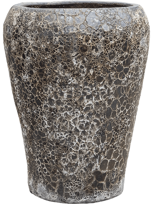Baq Lava Plant Pot 68cm Height 36cm Dia Coppa Relic Black