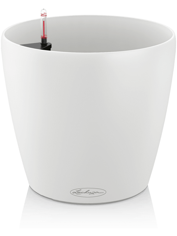 Lechuza Classico Color 70 Plant Pot 65cm Height 66cm Dia All Inclusive Set White