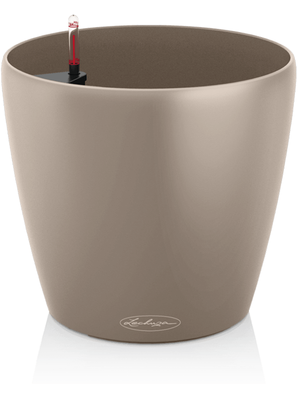 Lechuza Classico Color 70 Plant Pot 65cm Height 66cm Dia All Inclusive Set Sand Brown