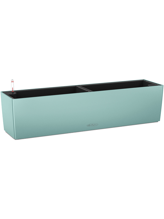 Lechuza Balconera Color 80 Plant Pot 19cm Height 17cm Dia All Inclusive Set Pastel Green