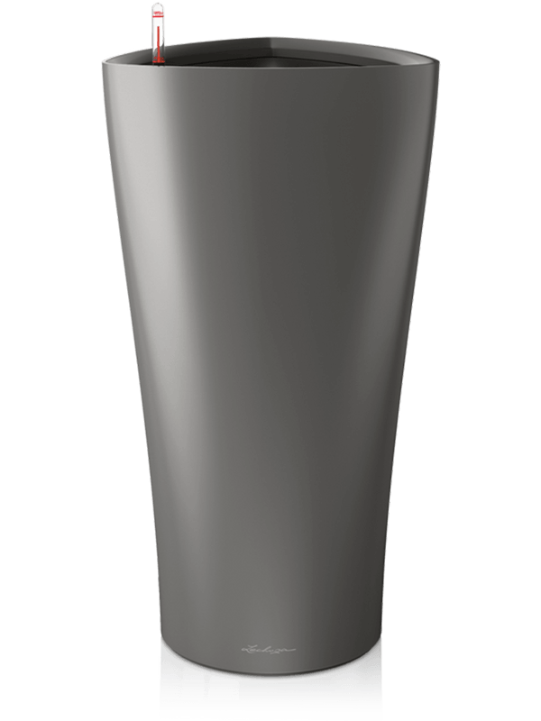 Lechuza Premium Delta 30 Plant Pot 56cm Height 25cm Dia All inclusive set anthracite