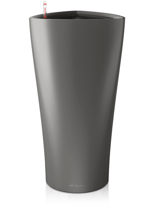Lechuza Premium Delta 30 Plant Pot 56cm Height 25cm Dia All inclusive set anthracite