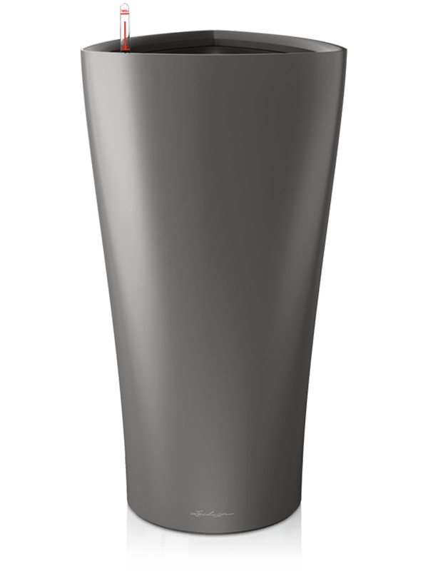 Lechuza Premium Delta 40 Plant Pot 75cm Height 33cm Dia All Inclusive Set Anthracite