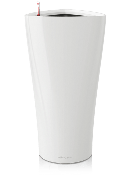 Lechuza Premium Delta 40 Plant Pot 75cm Height 33cm Dia All Inclusive Set White