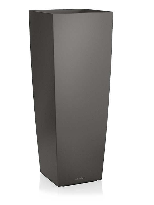 Lechuza Cubico Alto Plant Pot 105cm Height 38cm Dia Antracite